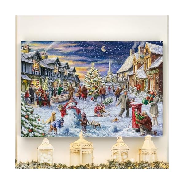 Renditions gallery abstract christmas art prints for home decor snowy white christmas canvas wall hanging paintings for bedroom dining living room office home kitchen wall decor 28x40 lt18  urban country home decor