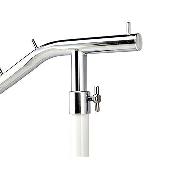 新品■傾斜ハンガーラック白ホワイト高さ調節可能ファッションディスプレイ什器業務用 新品□傾斜ハンガーラック白ホワイト高さ調節可能ファッション