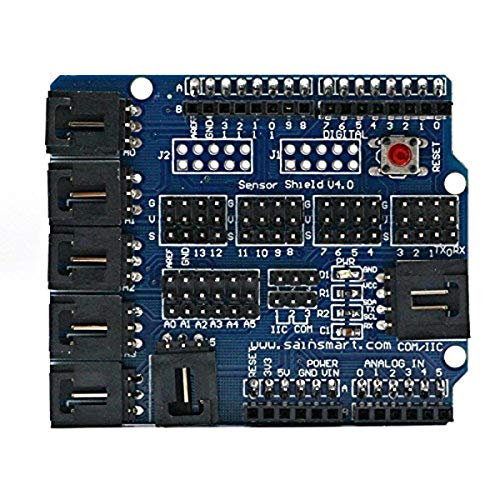 SainSmart Sensor Shield Digital Analog Module V4 for Arduino Duemilanove UNO Mega2560 ATMEL, Standard Packaging