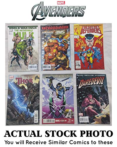 Image of Avengers Comics Books | Marvel Comics | Iron Man | Hulk | Captain America | Fantastic Four | Wolverine | Daredevil | Thor | Assorted Selection of 10 Comics Books