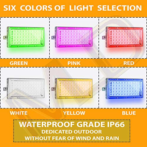 Image of MLD 10W Led Flood Light AC 220V Waterproof Brick focus Floodlights for indoor outdoor Lights | White | 10 Watt | Pack Of 7