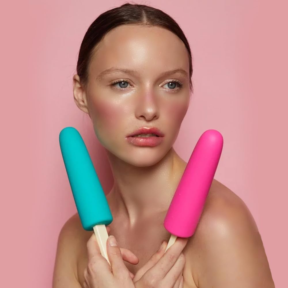 Love To Love iScream Silicone Waterproof Dildo - Innovative Freezable & Heatable Design, Ultimate Pleasure Sex Toys for Adults, Versatile Adult Toys for Couples & Singles, Premium Sex Toy: Danger Pink