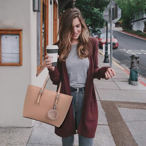 Image of TANTOMI Tote Bag for Women Large Purse Top Handle Ladies Shoulder Bags for Office School Shopping