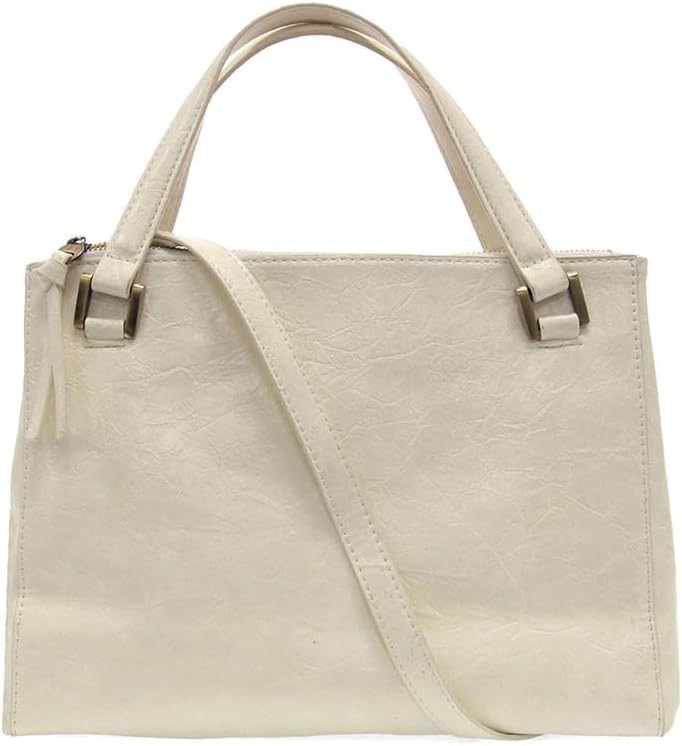 Joy Susan Shawna Triple Zip Satchel Crossbody Handbag