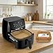 Roe Tenpo Air Fryer Liners, 100Pcs Disposable Baking Parchment Paper, Non-Stick & Greaseproof, Air Fryer Accessories for Ninja ON400UK AF140UK SL300UK, COSORI, Tefal, Russell Hobbs Air Fryer