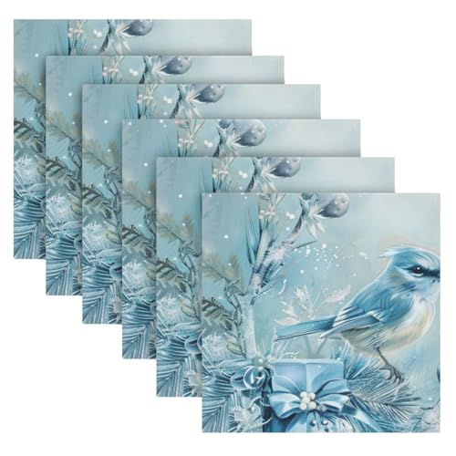 Servilletas de Tela Navidad Multicolor Pack x6 miniatura 2