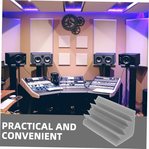 10 piezas paneles absorbentes de sonido esponja acústica para estudios musicales, teatros y espacios de grabación, control acústico y reducción de ruido miniatura 5