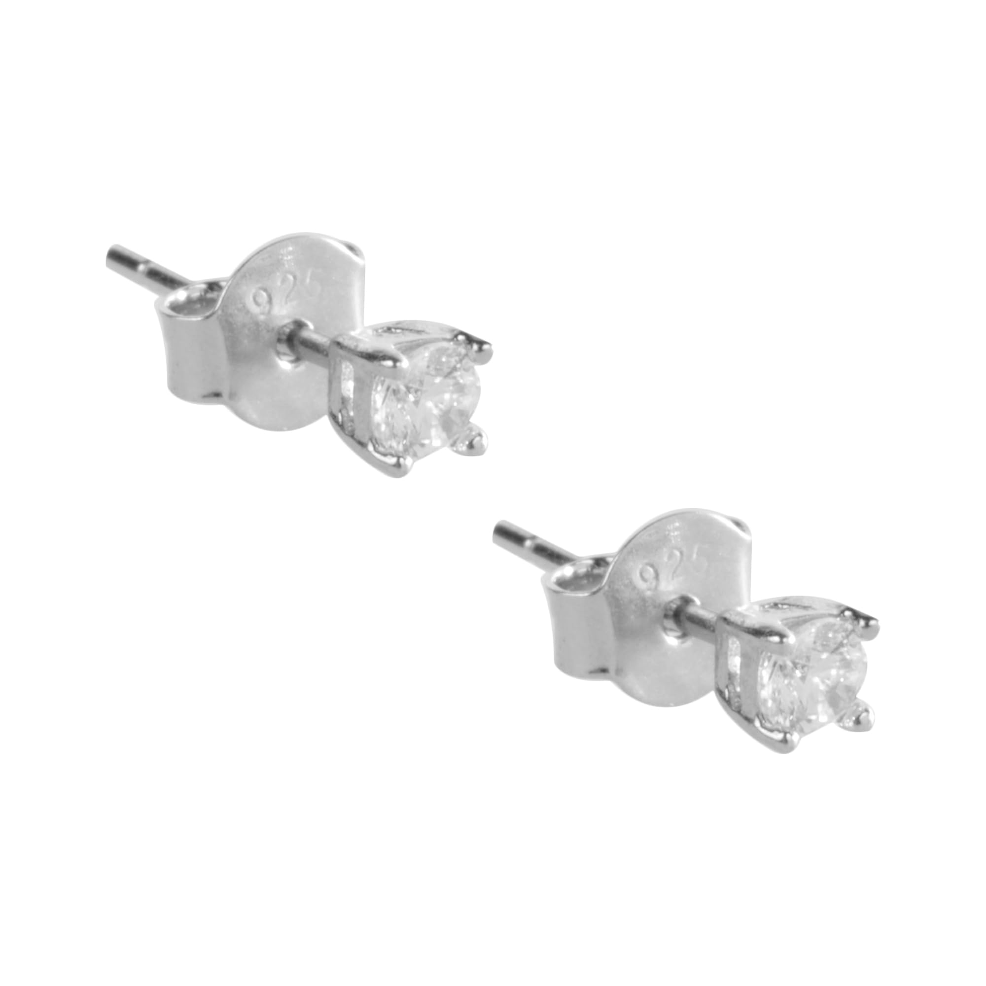Bluespirit Orecchini da donna, Collezione B-CLASSIC, in argento 925 rodiato, zirconi, Idee Regalo - P.2501H70000160
