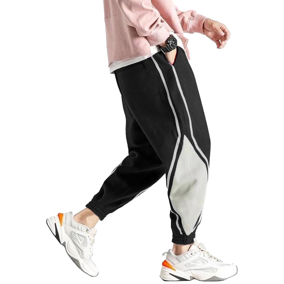 NOBEROMen's Relaxed Fit Mid Rise Jackson Oversized Joggers