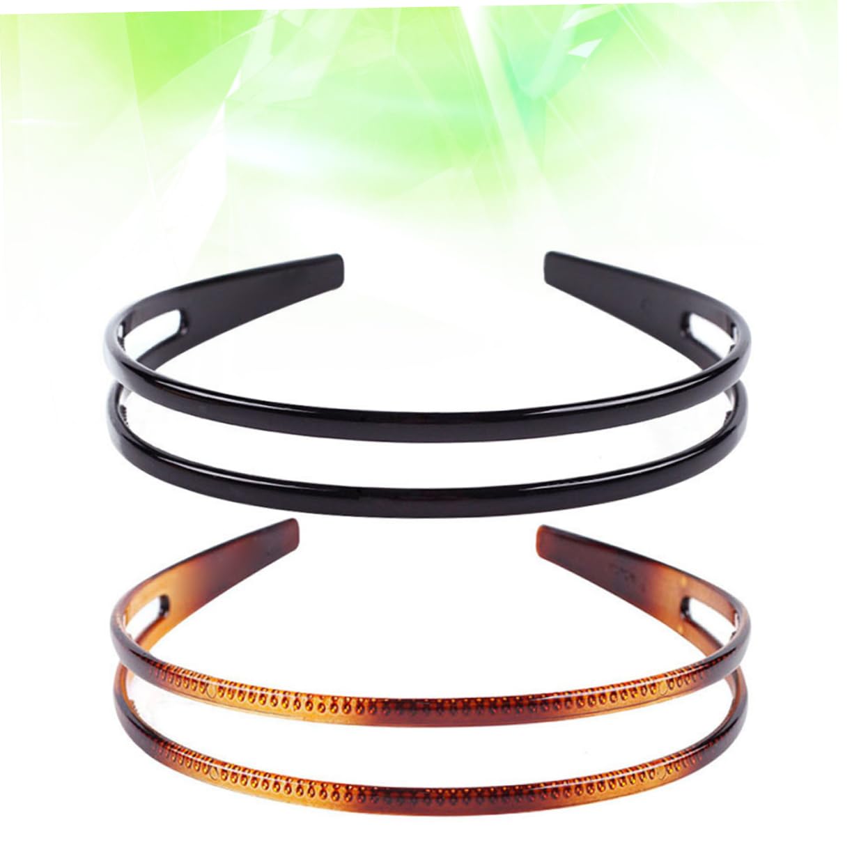 FRCOLOR 3 Set Di Cerchietti Per Da Donna Eleganti Cerchietti A Doppia Alla Moda Per Tutti I Giorni E Feste 6 Pezzi*3