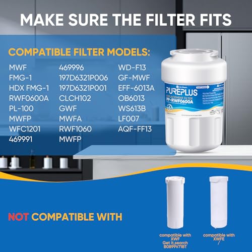 PUREPLUS WFC1201 Replacement Refrigerator Water Filter (3-Pack) view 2