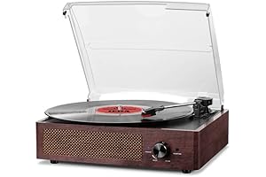 Charming Retro Turntable for Nostalgic Vinyl Enjoyment