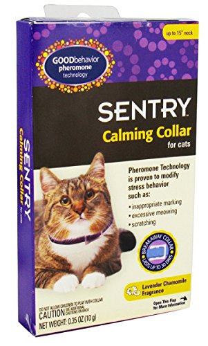 Sentry Calming Collar For Cats & Kittens-Up To 15 Neck by Sargeants
