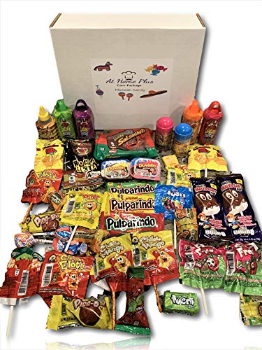 Mexican Candy Variety Care Package by AtHomePlus (40 Count) --Perfect Gift for College Dorm, Military or Office!!