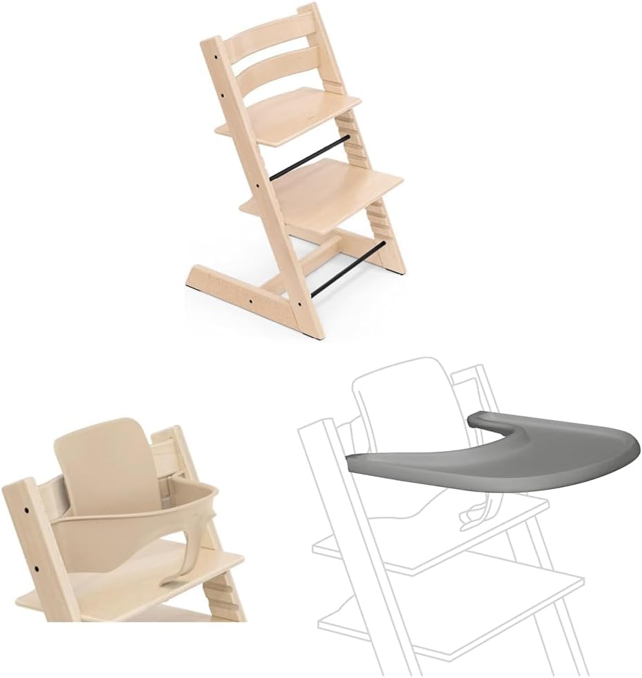 STOKKE ストッケ トリップ トラップウォールナット NO.4 ベビーセット