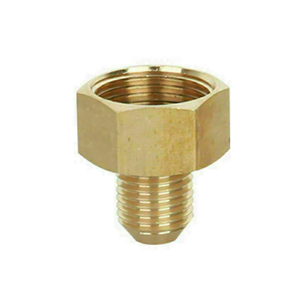 Tooloflife Women's Copper Pressure Washer Jet Wash Brass Reducing Hose Connector /Male 22Mm / 18Mm / 14Mm To 14Mm / 18Mm / 22Mm /Male Flat Threaded (22Mm F To 14Mm M)