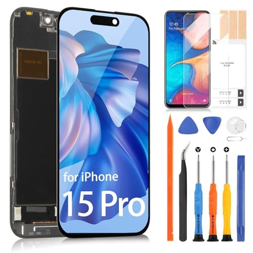 iPhone 15 Pro écran LCD Incell noir A2848 A3102 kit réparation