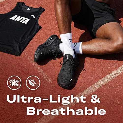 Image of ANTA Men's PG7 Running Shoes Cushioning Comfortable Breathable Athletic Workout Gym Cross Trainer Sports Sneakers