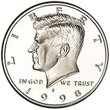 1998 S Clad Proof Kennedy Half Dollar Choice Uncirculated US Mint