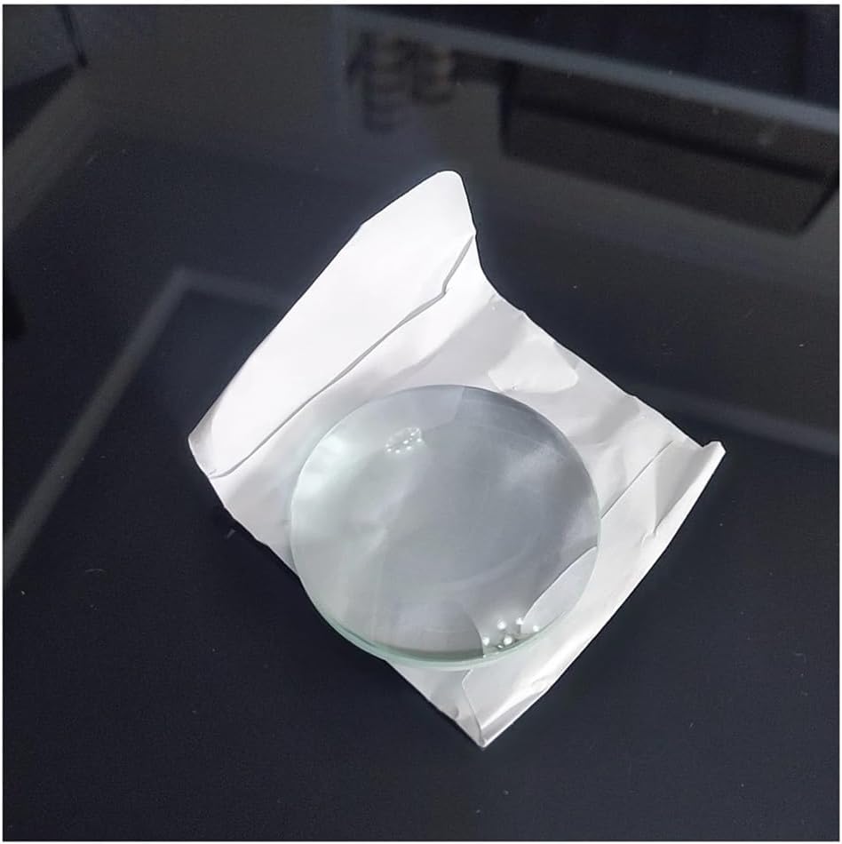 Prisms & Kaleidoscopes 2PCS 50mm Optical Length 50mm Double Convex Condensing Lens Optics Biconvex Lens Science Classroom Optics Kits