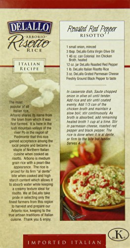 Delallo Risotto Aborio Rice, 17.6-Ounce Units (Pack Of 12) #TOP2