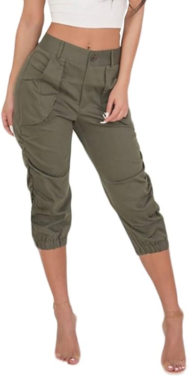 high waisted capri pants