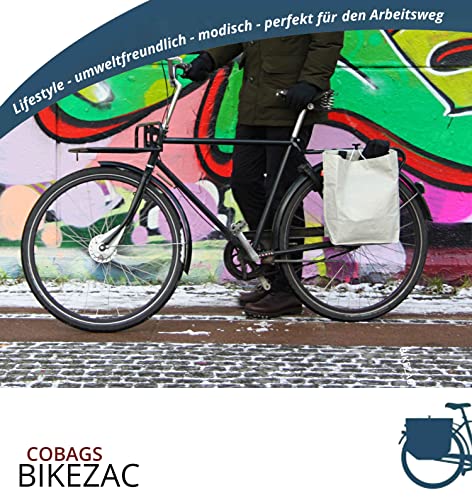 BikeZac 2.0 von COBAGS | FAHRRADTASCHE Clip-On EINKAUFS-Tasche | Fahrrad-Einkaufstasche |...
