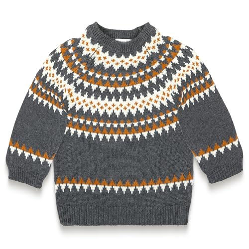 Image of Munich Blue Toddler Baby Boy Cotton Knitted Sweater Long Sleeve Round Neck Pullover Tops Fall Winter Clothes