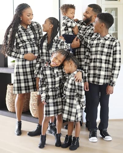 Image of The Children's Place Boys Long Sleeve Plaid Flannel Button Up Shirt