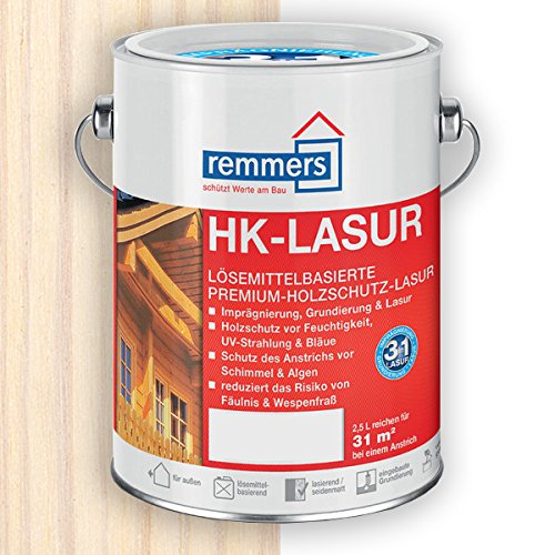 Preisvergleich Produktbild Remmers Aidol HK-Lasur (2,5 l, weiß)