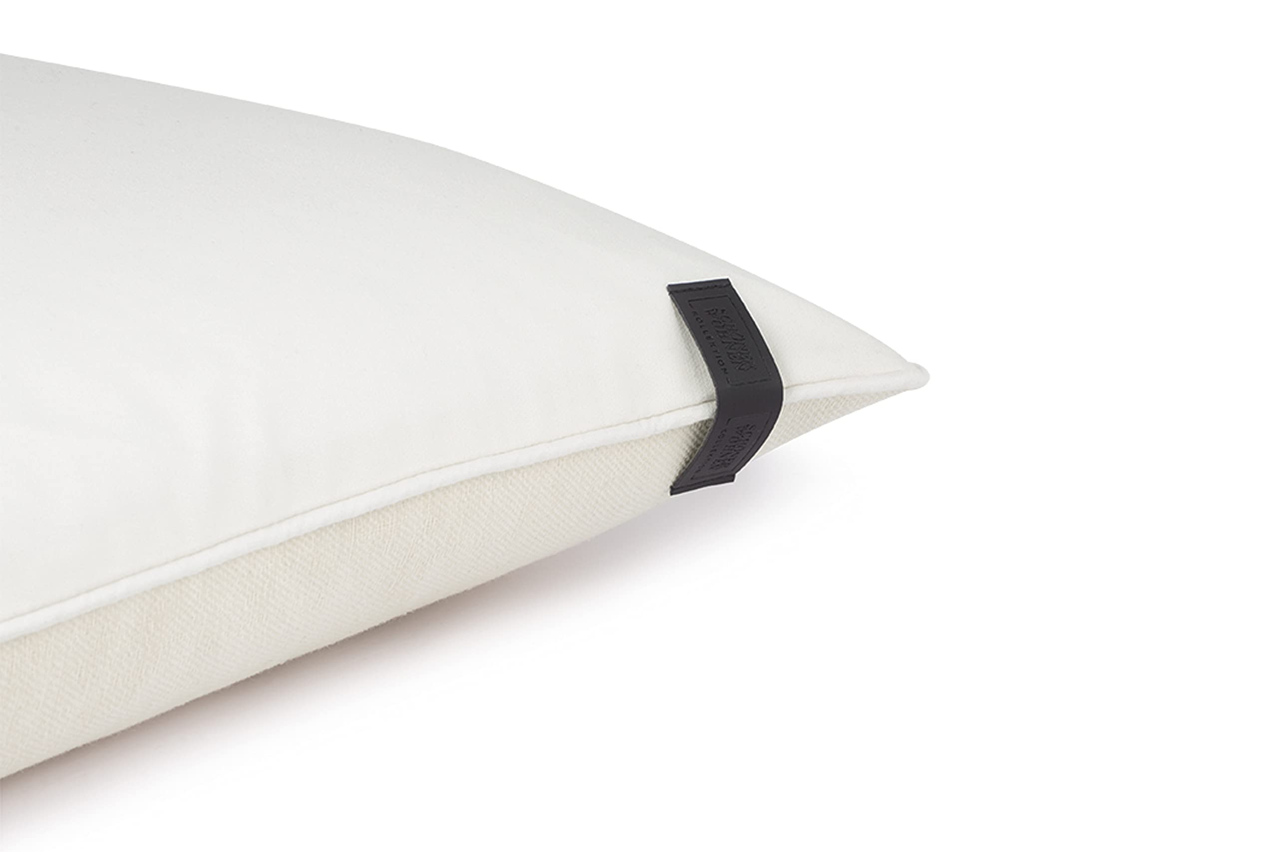 Schöner Wohnen Kollektion Kissenbezug Soft 2er Set - Kissenbezug 45x45 Baumwolle - Dekokissen Offwhite - Kissenbezug ohne Füllung - Sofakissen waschbar pflegeleicht