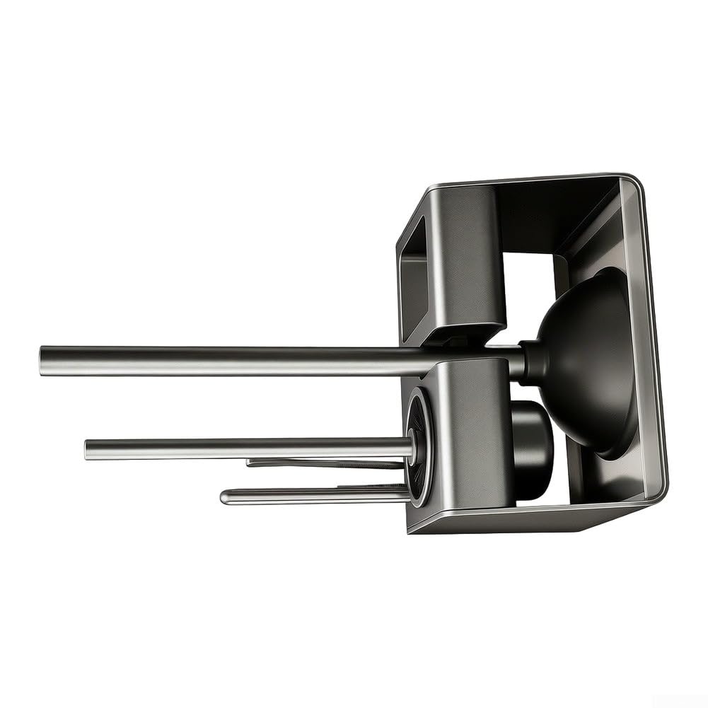 Kit Bagno 3-in-1 Scopino e Sturatore Acciaio