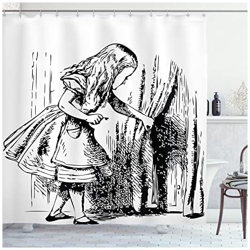 Alice in Wonderland Shower Curtain