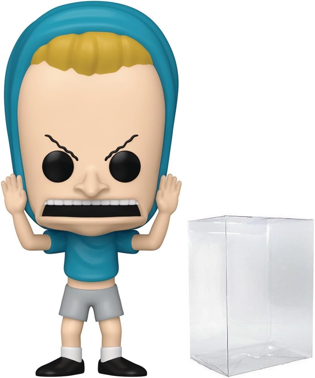 POPPOP Animation: Beavis & Butt-Head - Cornholio Funko Vinyl Figure (Bundled with Compatible Box Protector Case), Multicolored, 3.75 inches