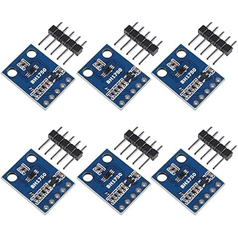 ALAMSCN 6PCS GY-302 BH1750 Digital Light Intensity Sensor Module 3V-5V Compatible with AVR Cover