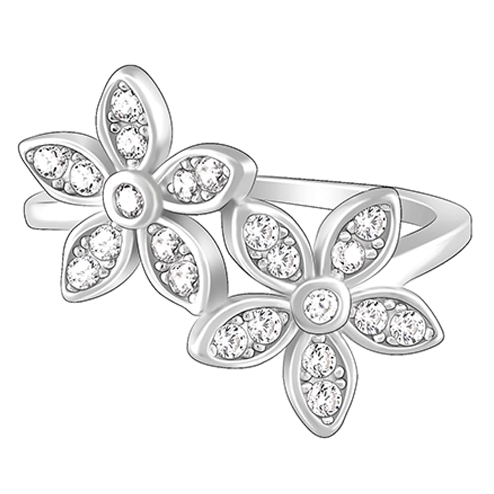 925 Silver Love's Flower Ring,Fixed Size,Indian - 12 | Gifts for Women and Girls | With Certificate of Authenticity and 925 Stamp | 6 Months Warranty*-image-6