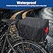 Fahrradkorb Hinten, Faltbarer Fahrradkorb Metall mit Herausnehmbarer Wasserdichter Tragetasche, Fahrradzubehör Rahmenkorb zum Transport von Hunden, Haustieren für E-Bike Mountainbike Citybike Cruiser