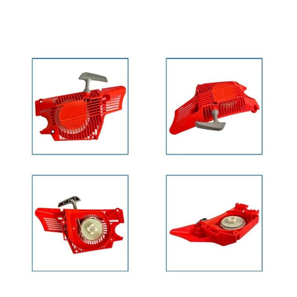 Arrancador de retroceso Compatible con GSH 510 GSH 560 MTH 5600 5800, cubierta de polea de arranque de sierra de cadena, mango de agarre de cuerda