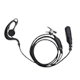 Xpr 3500e Earpiece Headset Mic PTT for Motorola XPR3500 XPR3000 XPR3300 XPR3300e Walkie Talkie 2 Way Radio G Shape