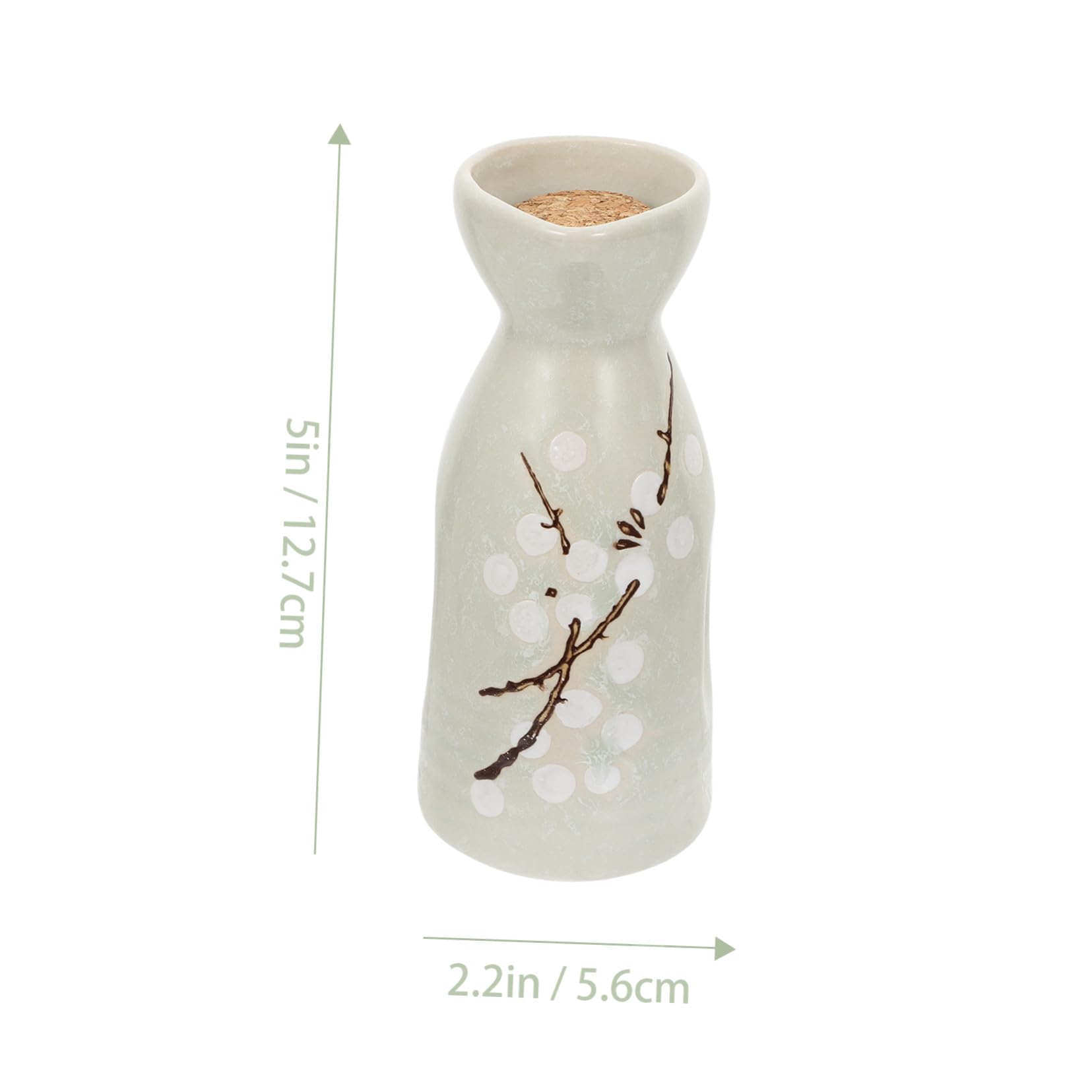 Alipis Kit de Tasse à Saké en Céramique Style Japonerie, 1 Set
