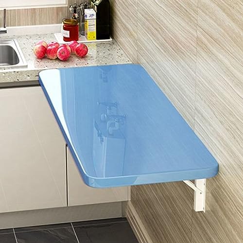 ★ Struttura robusta: realizzato con solido acciaio e un piano del tavolo resistente, questo tavolo può supportare pesi fino a 50 kg. Sta saldamente quando montato a parete con il suo legno triangolare b et ed è ulteriormente fissato con cerniere metalliche e viti. Il design del bordo rotondo aggiunge sicurezza riducendo il rischio di lesioni accidentali.