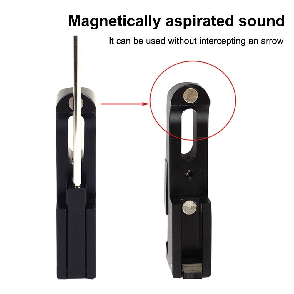 DONGKER Juego de clicker de flecha con arco, juego de clicker de arco recurvo ajustable, clicker de arco recurvo para tiro con arco