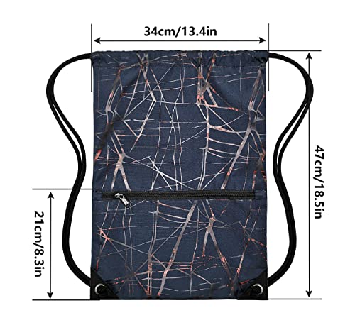Image of HOLYLUCK Drawstring Backpack Bag Sport Gym Sackpack