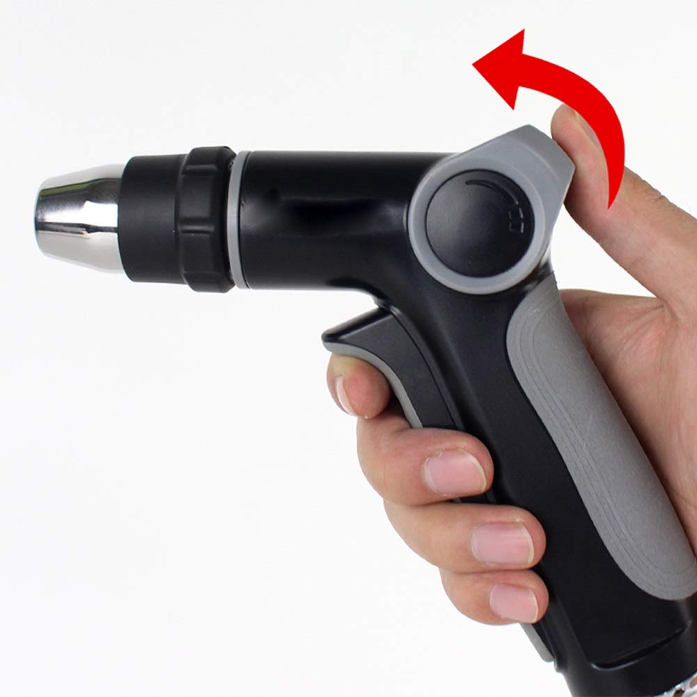 Pistola rociadora de jardín, manguera de jardín, duchas, juegos de riego, boquilla de pulverización, limpieza de cubierta o acera (traje de 25 m)