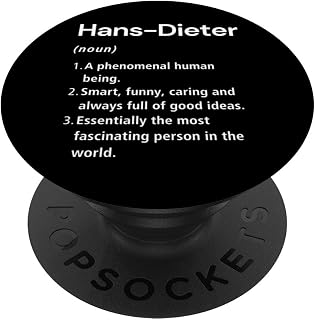 Hans-Dieter Name Definition Funny Dictionary PopSockets Adhesive PopGrip