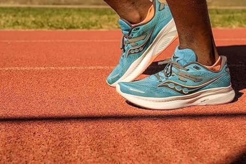 Image of Saucony Men's Rundry Mesh Ventilating Comfort Fit Performance Tab Socks Available in M-xl (6, 12 Pairs)