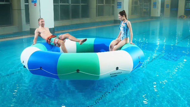 Amazon.com : COOLWAVE Water Trampoline for Lake, Floating