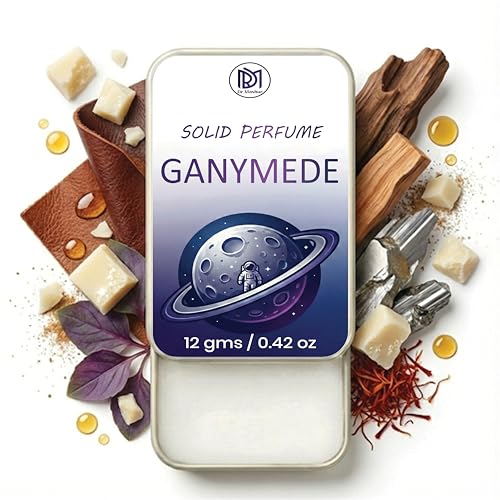 Image of Dr.Mashur Solid Perfume Ganymede | Strawberry (FO) | Alcohol Free Wax Perfume Balm, Long Lasting Pocket Fragrance Tin 12g, Non Greasy Smooth Glide, Travel Friendly | Men & Women | Touch Up