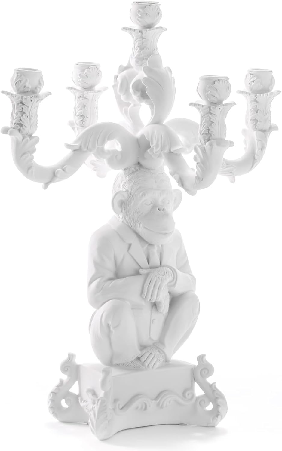 Burlesque Chimpanzee White by SELETTI