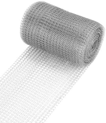 Treillis Métallique En Acier Inoxydable, 12M x 127mm Grillage Fine Maille, Grille Maille Métallique Anti Rongeur Pour La Protection Des Rongeurs, Protection...
